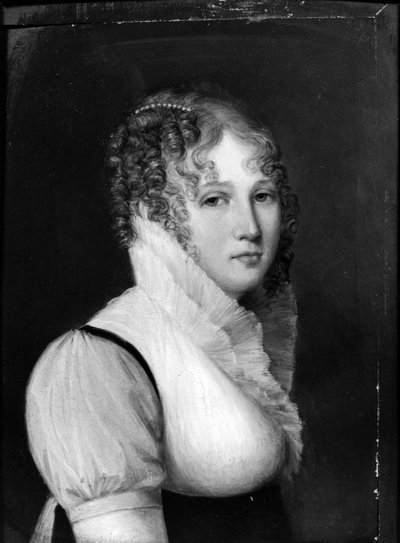 Self Portrait by Delphine de, Marquise de Custine Sabran